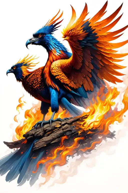 Phoenix Rising From The Ashes