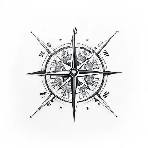 Compass And Airplane