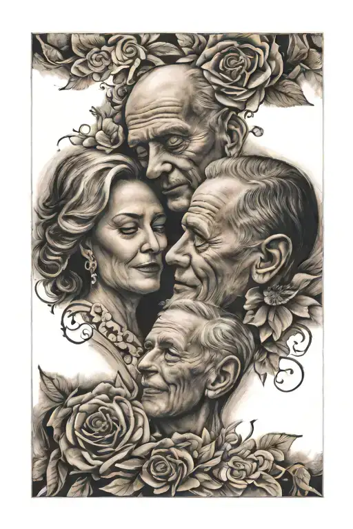 Mom And Dad Memorial Piece