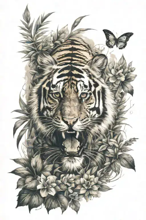 Tiger In Nature