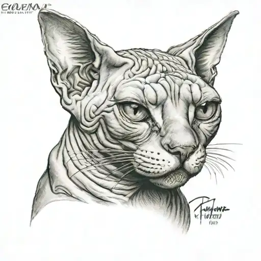 Eygptian Sphynx Cat