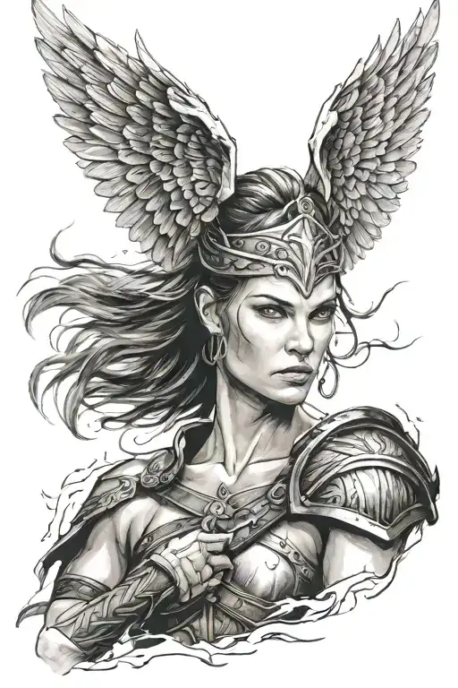 Valkyrie On The Forearm