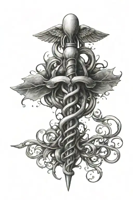 Medical Caduceus Symbol