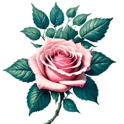 Raina And A Rose Intertwined