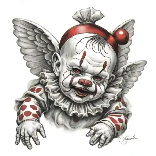 Gangser Clown Baby Angel