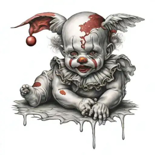 Gangser Clown Baby Angel
