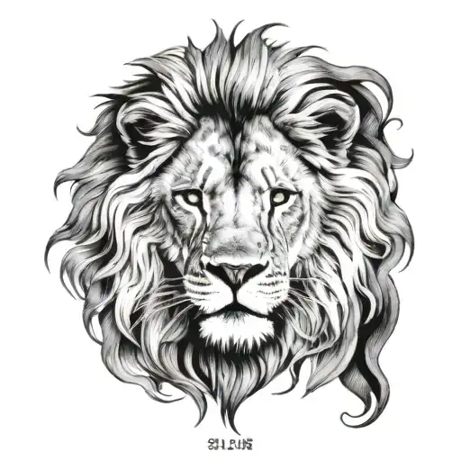 Lion Head Surrounded