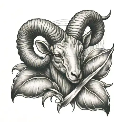 Aries And Cancer Awareness Ribbon