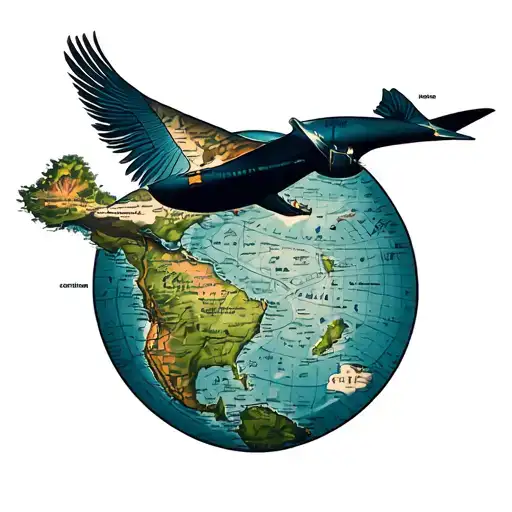 Travel Tattoo Map Made