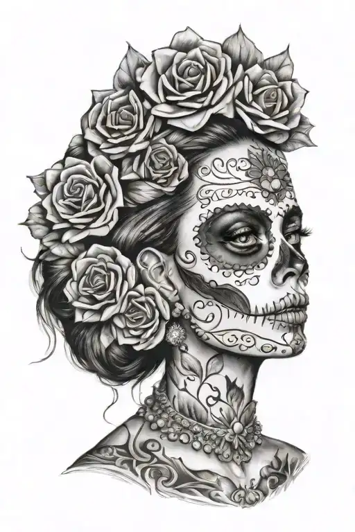 Sugar Skull Woman