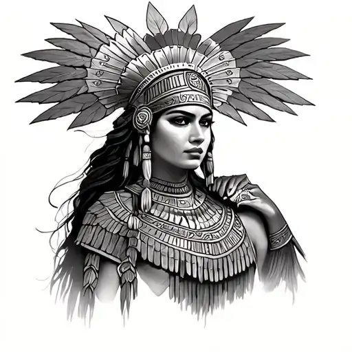 Aztec Warrior Princess