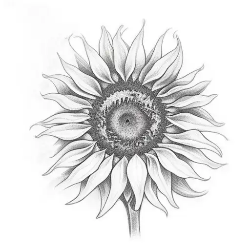 Open Bible With A Sunflower Across The Page