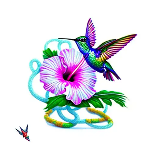 Hibiscus Hummingbird Beach