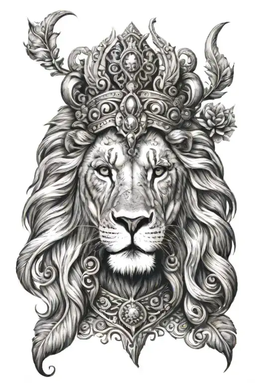 Lion Face Woman
