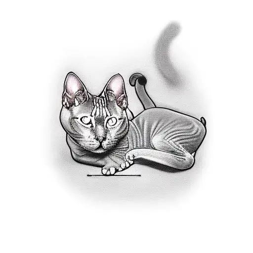 One Cat And One Sphynx Cat