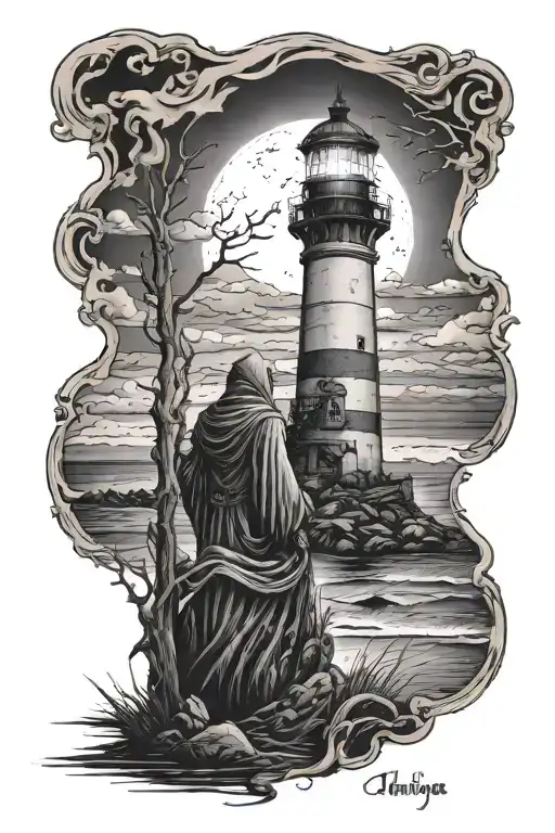 The Lighthouse Illuminates The Grim Reaper