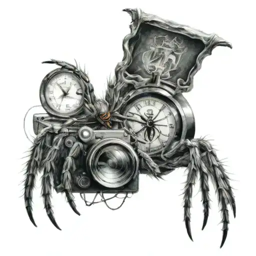 Spider And Trophy Surrounded