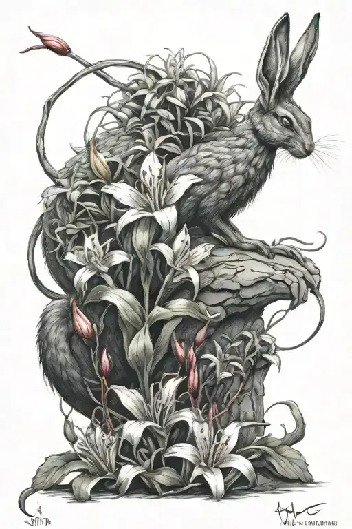 Red Spider Lily Capricorn Year Of The Rabbit Climbing