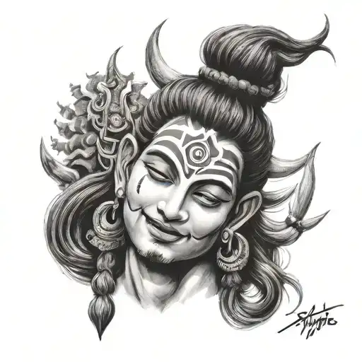 Hindu Lord Shiva Trident