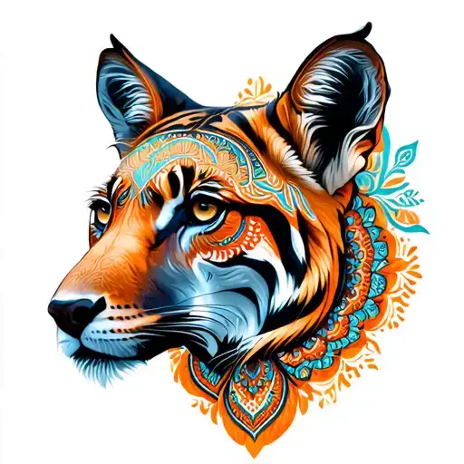 Animal With Mandala Design