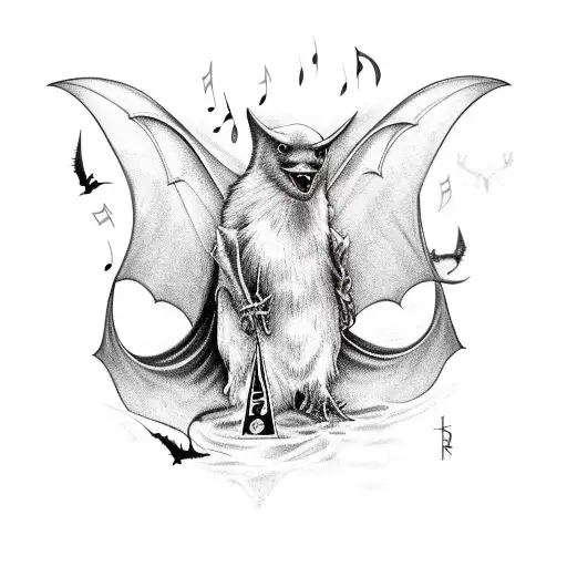 Water With Bats With Music Undertones And Harry Potter