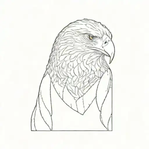 Just The Face Of An Eagle