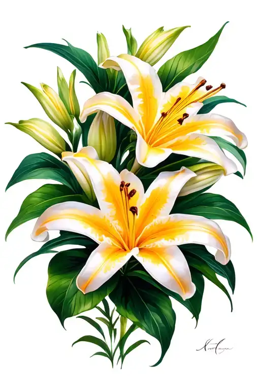 Colombian Culture And Lily Flowers
