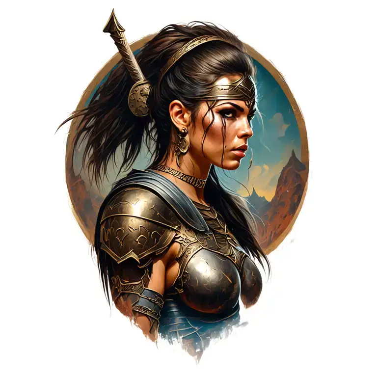 Spartin Woman Warrior