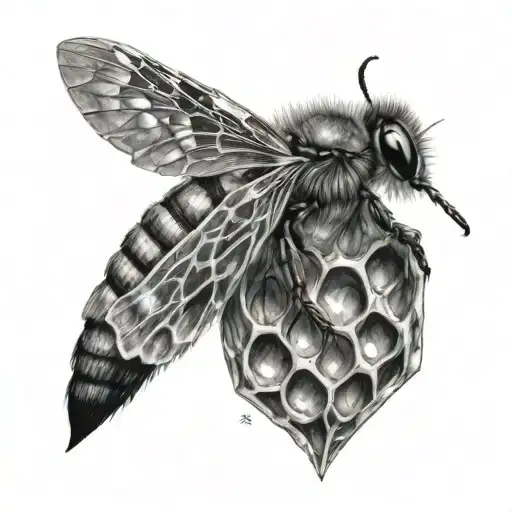 Diamond With Honeycomb