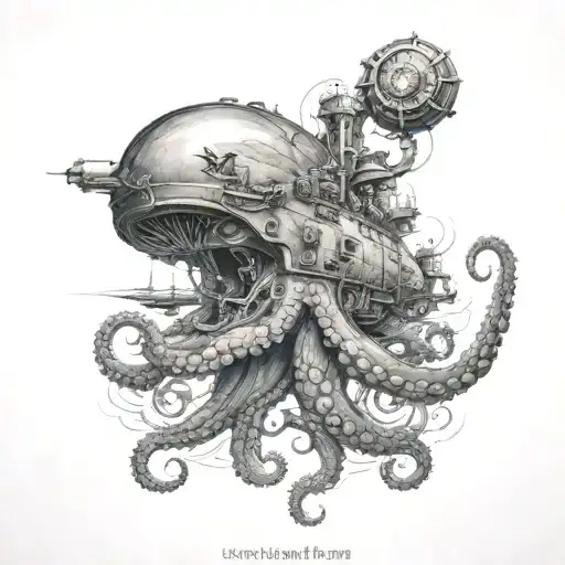 Octopus Destroys Submarine