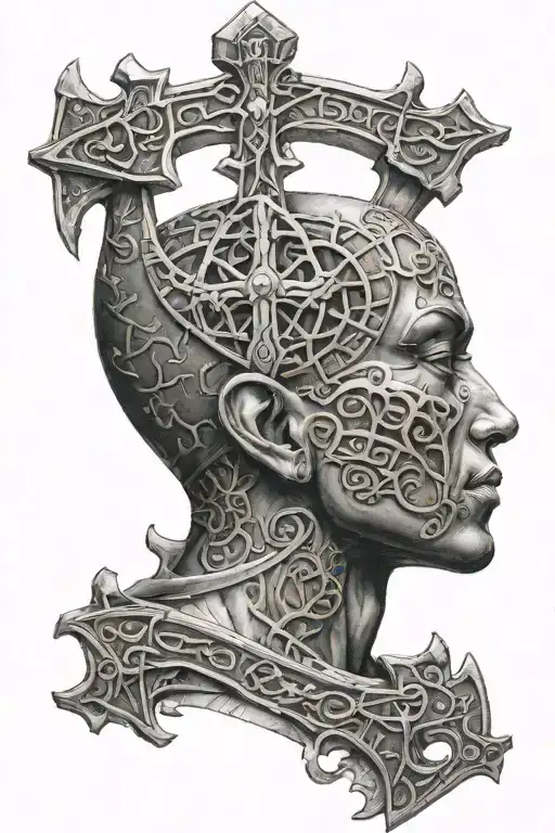 Annubis God Holding Ankh Symbol