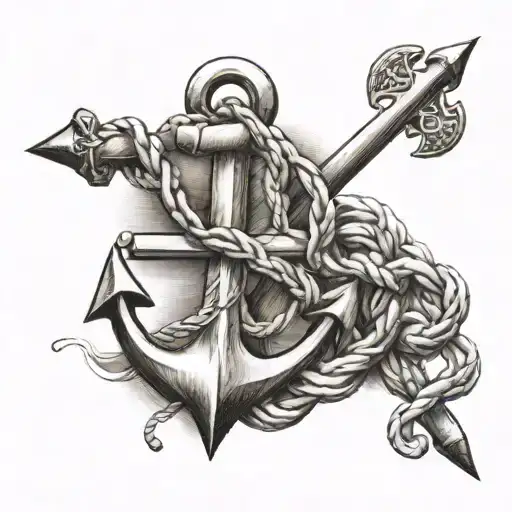 Cross And Anchor