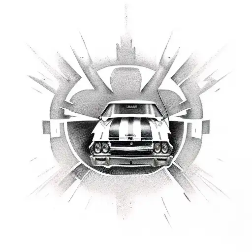 Car And Engine Chevelle Ss