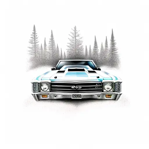 Car And Engine Chevelle Ss