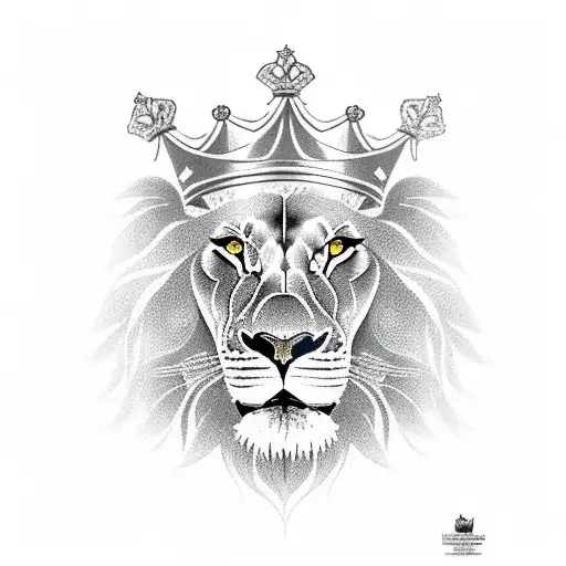 Lion With Crown