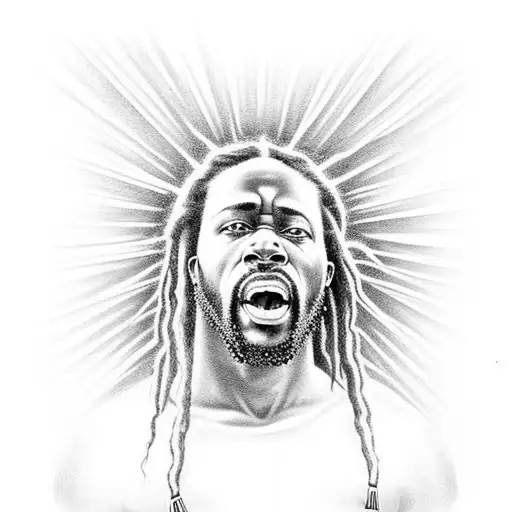 African American Jesus Christ With Dreads