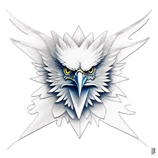 Eagle Waterfall Wall Trident Sleeve