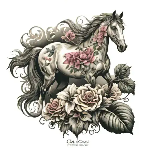 Flower Horse