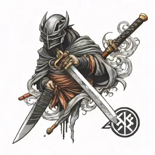 Katana Radiating With Licorice