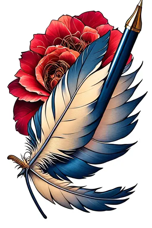 Quill Pen Writing Thou She Be But Little She Is Fierce