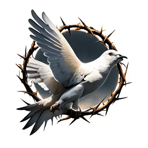 Dove And Crown Of Thorns