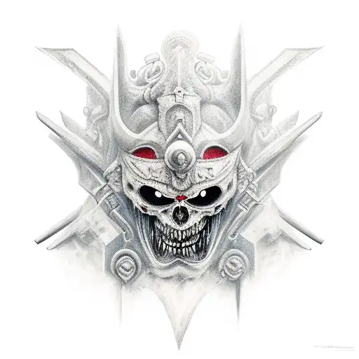 Warrior Fights The Demons