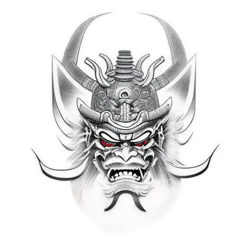 Samurai Demon Mask