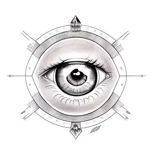 One Eye With Fire Around