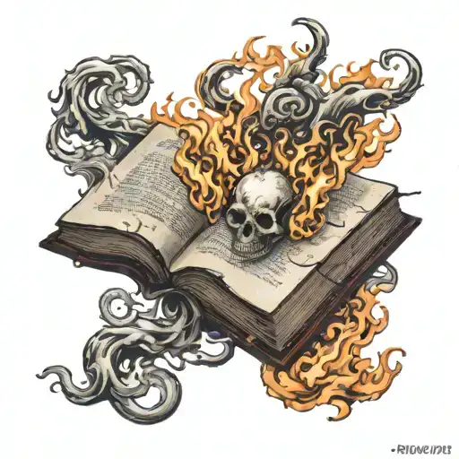 Phoneix Rising From Burning Book
