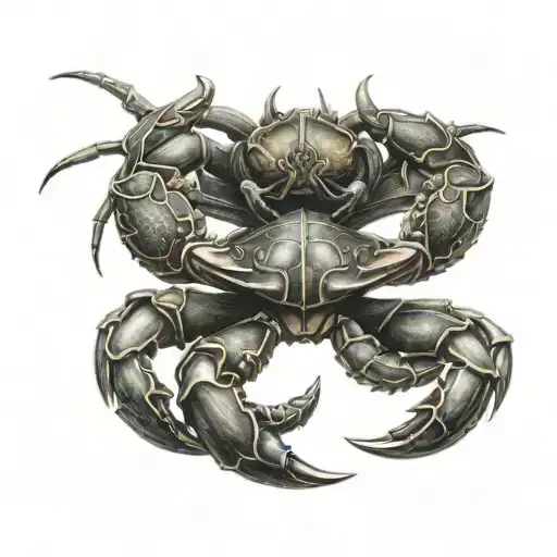 Scorpion And Crab Holding