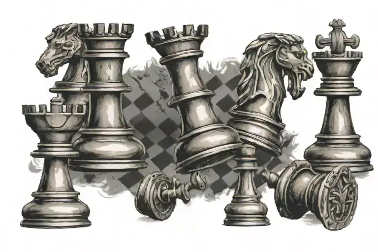 Chess Pieces Hidden Message
