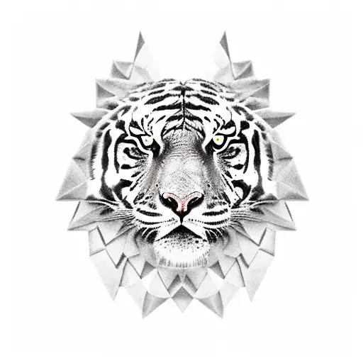 An Eagle Fighting And A Tiger Walking With A Girl With A Wind Rose