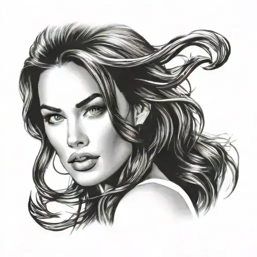 Megan Fox Head