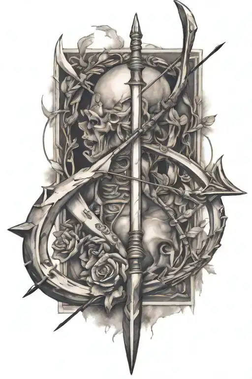 Bow And Arrow Intertwined